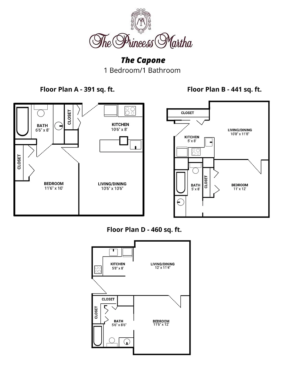 Floor plan The Capone