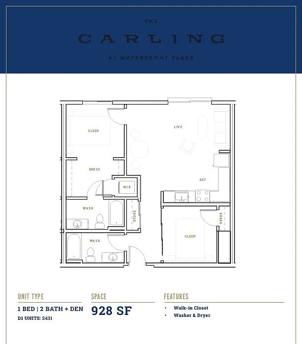 Floor plan D1