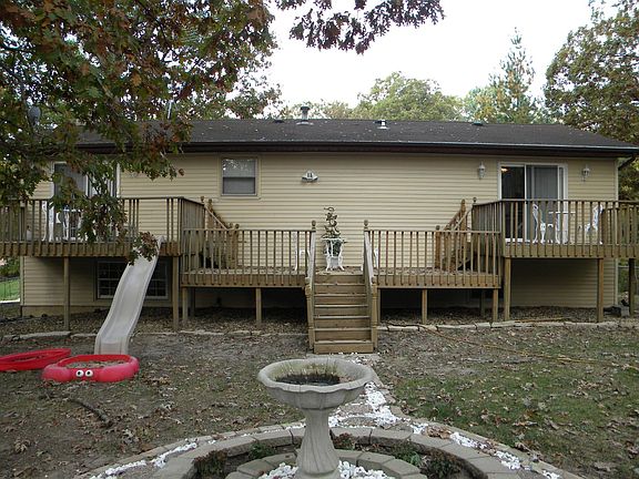 Huge fenced landscaped yard
