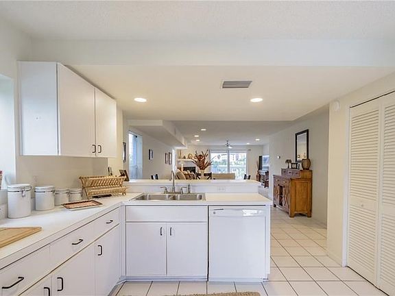 Kitchen looking into the living room