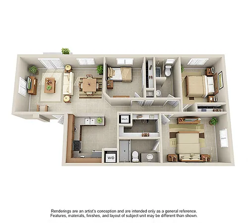 Floor plan Model C
