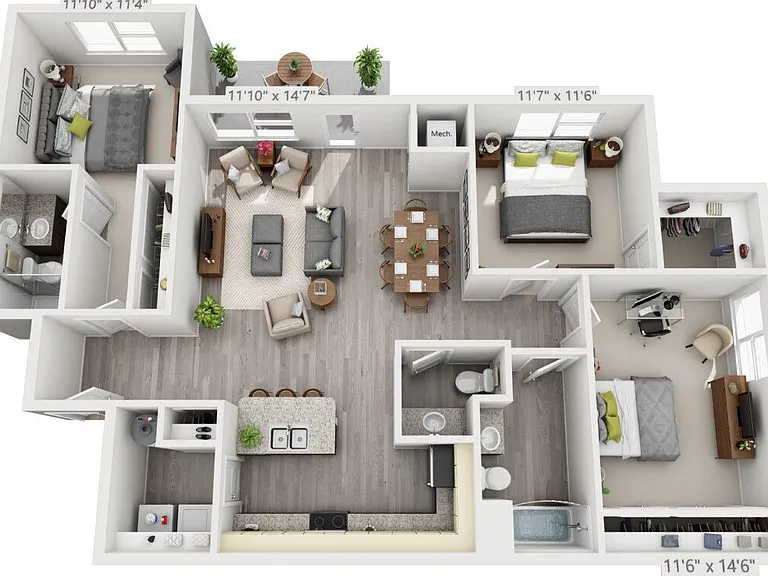 The Maestro | 3 Bedroom | 2.5 Bathroom