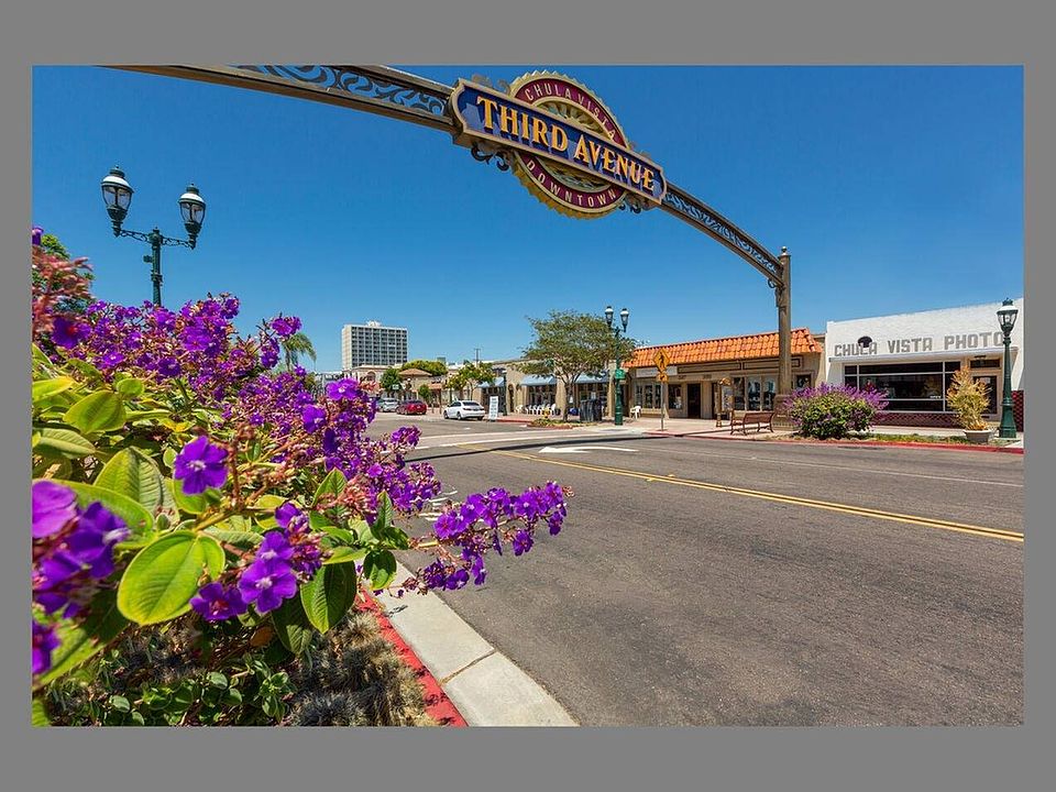 Downtown Chula Vista Third Avenue Street Sign