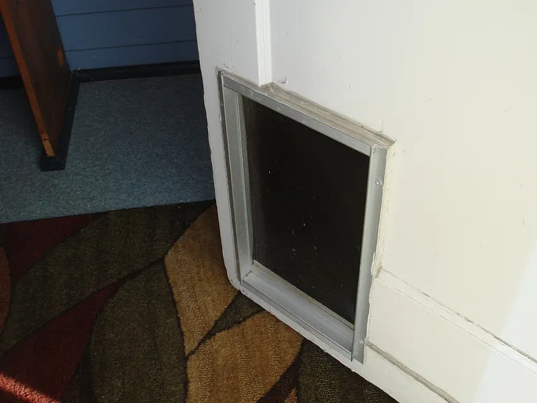 Doogie Door to Outside from Mud Room