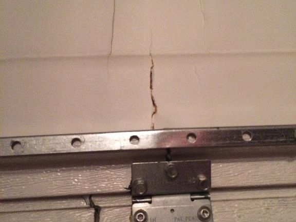 Nd new Garage door&frame