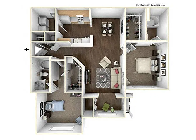 Floor plan Lullwater Sunroom