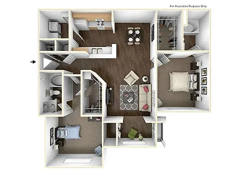 Floor plan Lullwater Sunroom