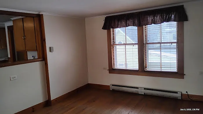 Thermostat, baseboard heat.