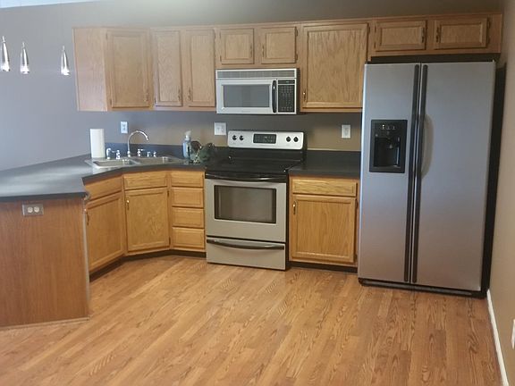 Eat in kitchen opens to the family room