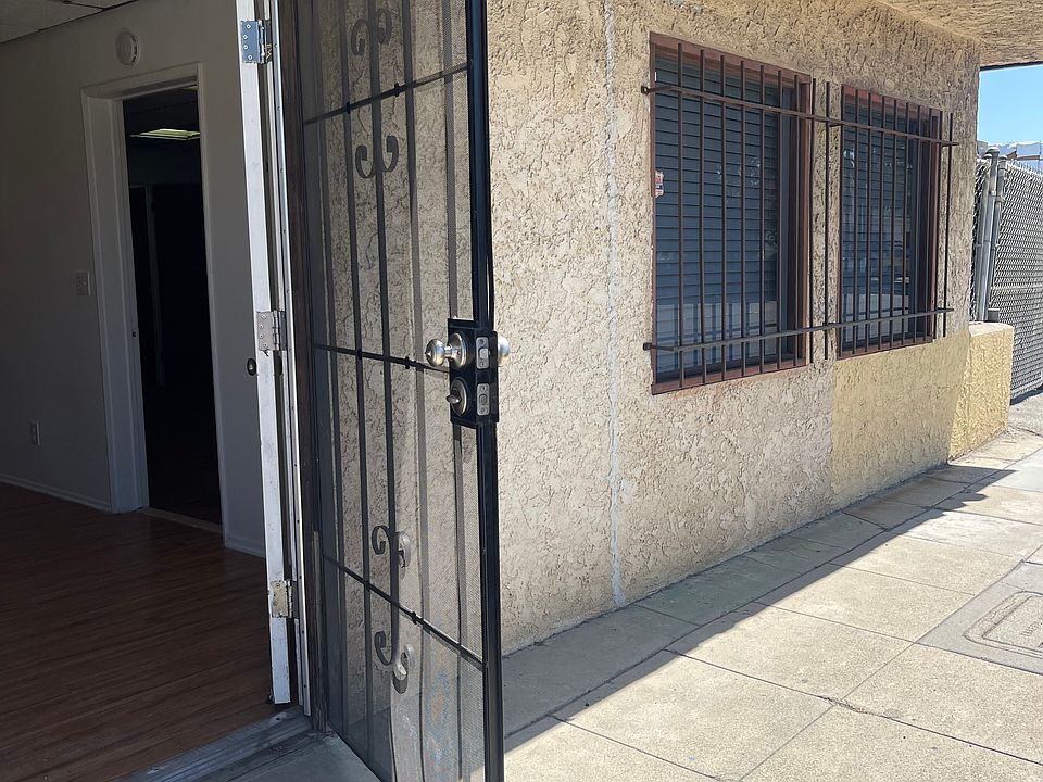 Front door and security door.