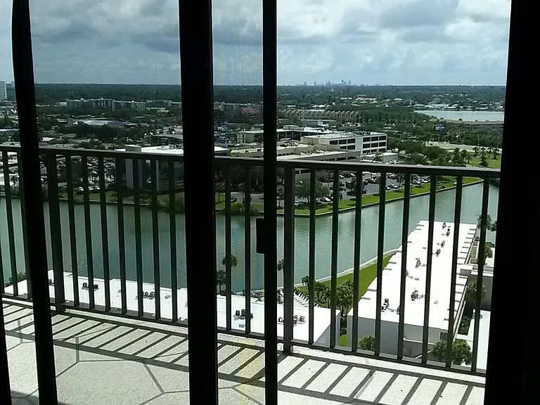 One of the many beautiful views from the sliding glass doors