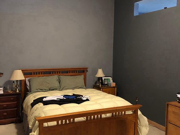 Large bedroom with natural light