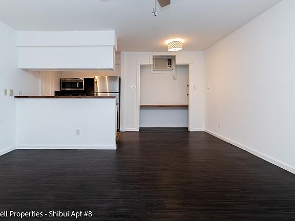 View of kitchen and built in desk