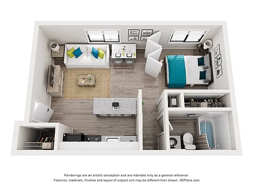 Floor plan Studio