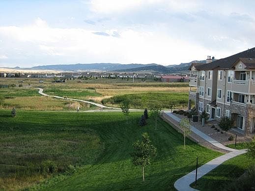 view from the balcony
