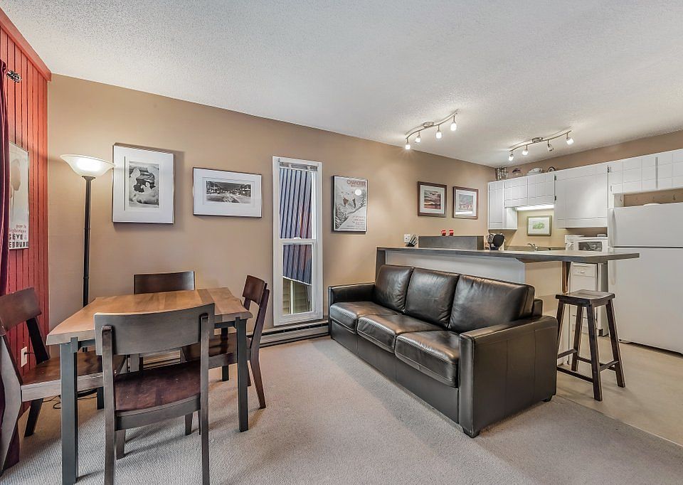 Open concept into the kitchen area
