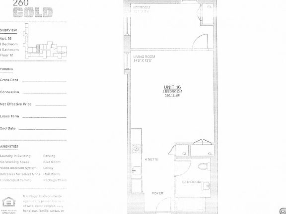 2nd image of 260 Gold St APT 1216