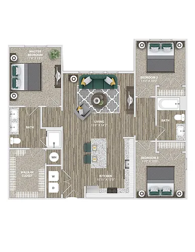 Floor plan The Bluejay