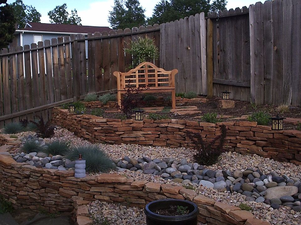 Before new fence in back/side yard