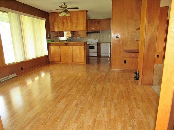 Eat in kitchen with designated table space and island area.