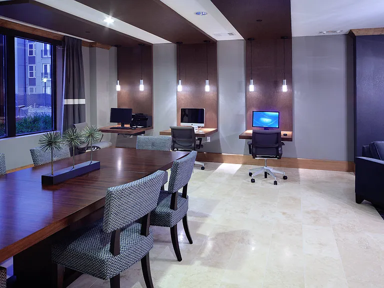 Business Center with Mac Computers