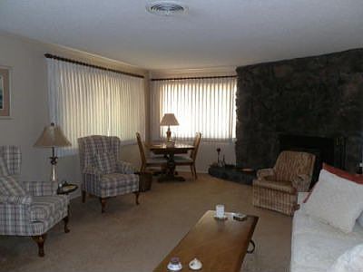Front room with Fireplace