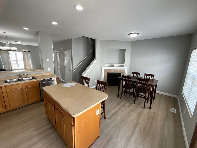 Kitchen with dining