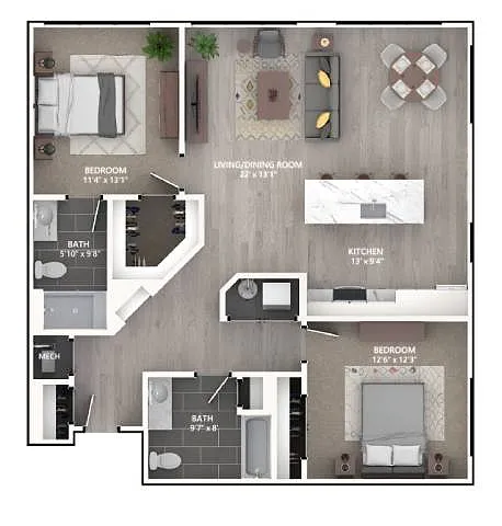 Floor plan B4