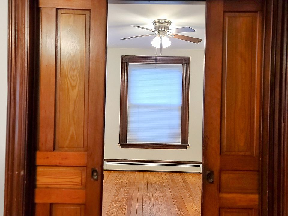 Mahogony Pocket Doors; 
Living Room into Dining Room