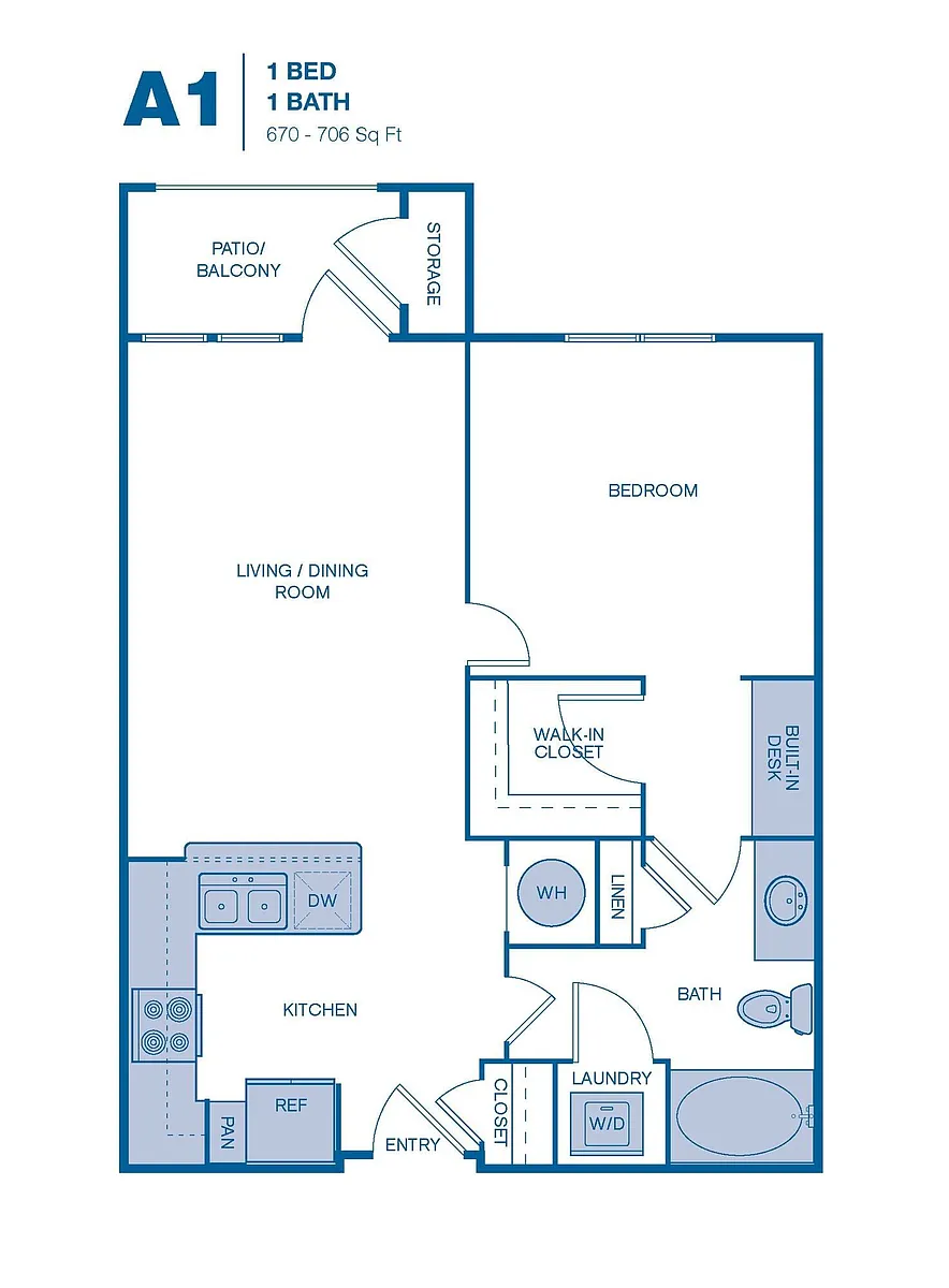 Floor plan A1 Upgrade