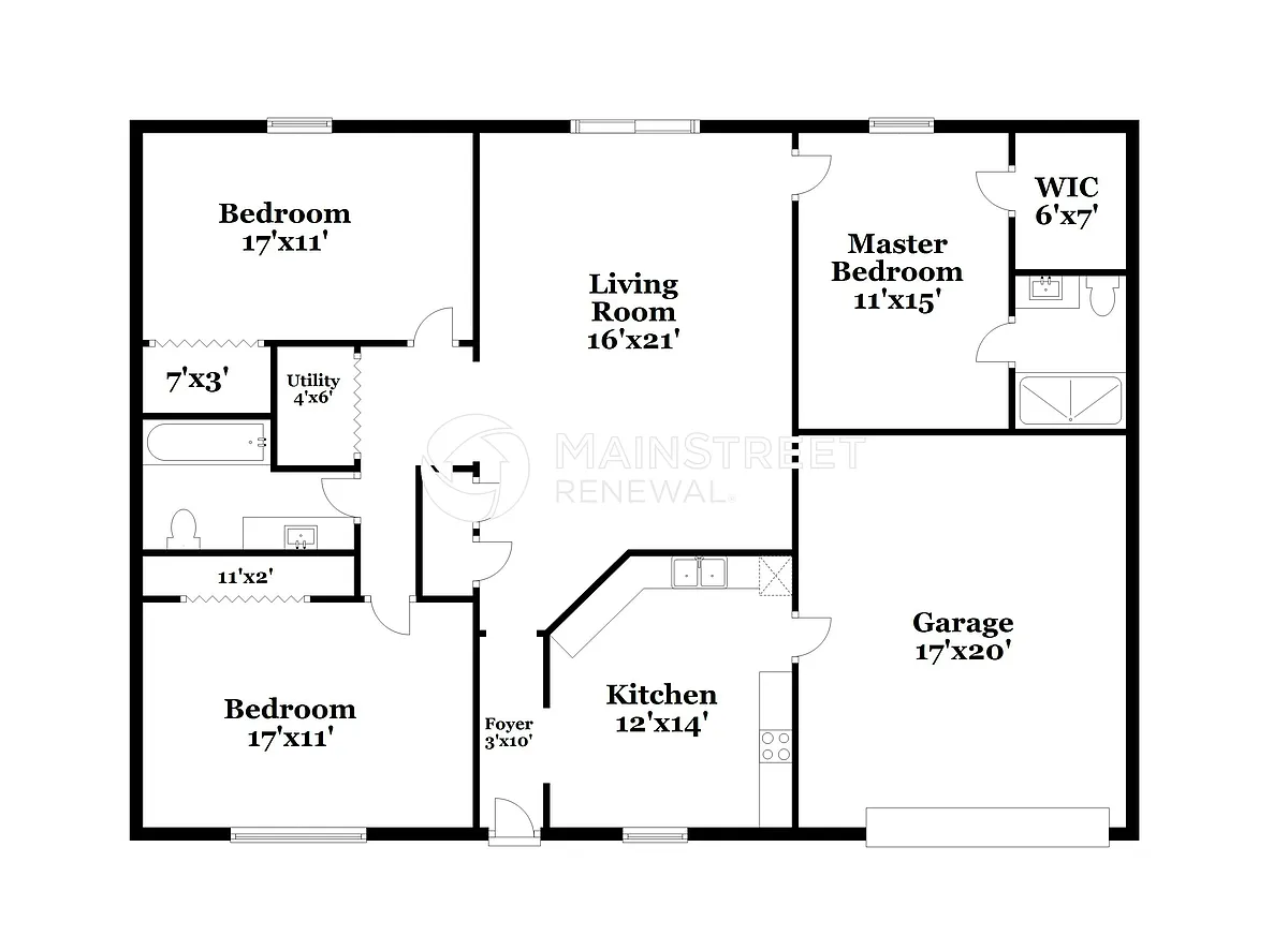 Floor Plan - 12276 Pine Bluff St