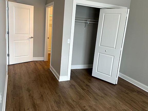 Bedroom closet and bathroom