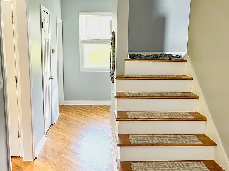 Light Filled Stairwell and Hall
