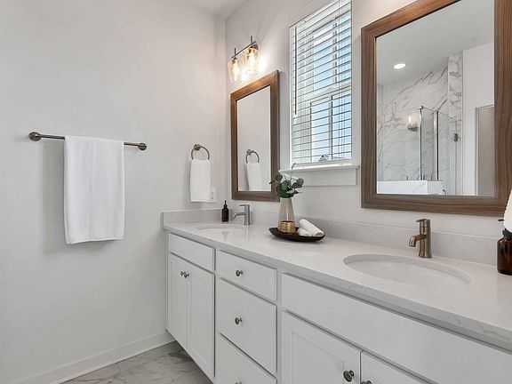 Double Vanity with Updated Fixtures