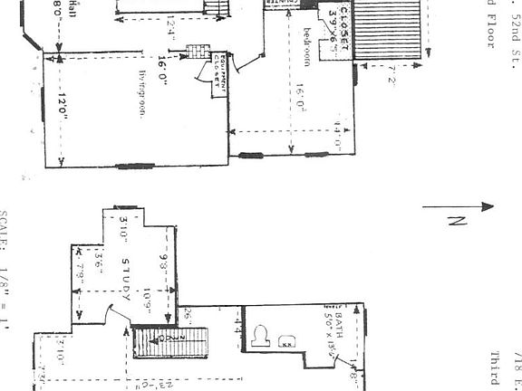 Floor plan layout of unit