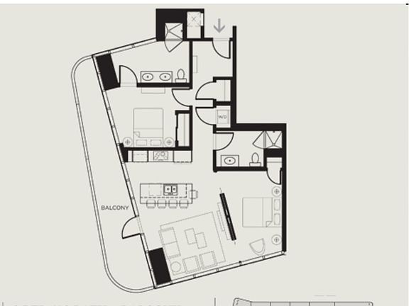 3rd image of 4471 Dean Martin Dr Unit 3301