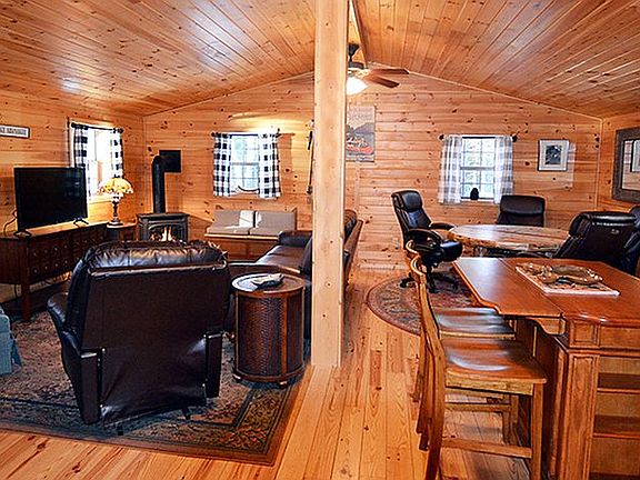 Knotty Pine Interior Cabin