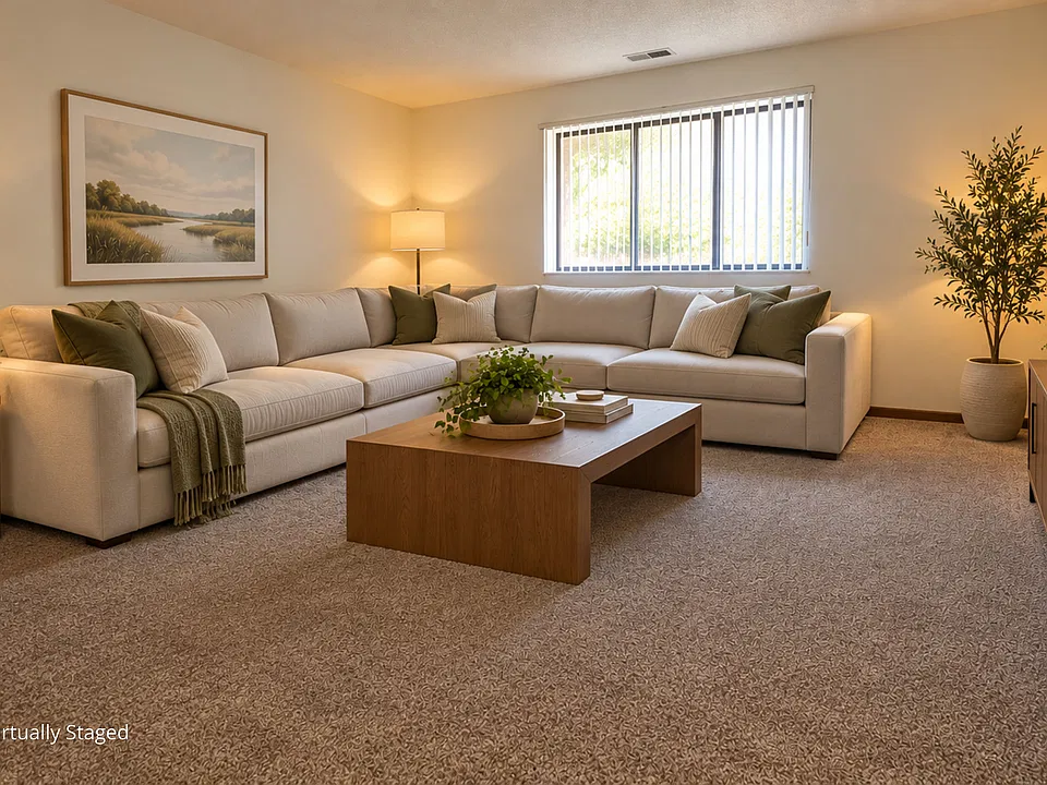 A spacious living room designed to make everyday comfort feel effortlessly elevated.