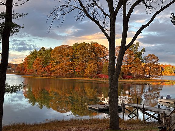 View of fall colors from the back yard.