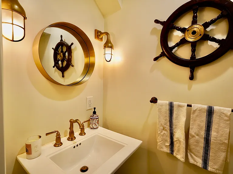 Family room half bath