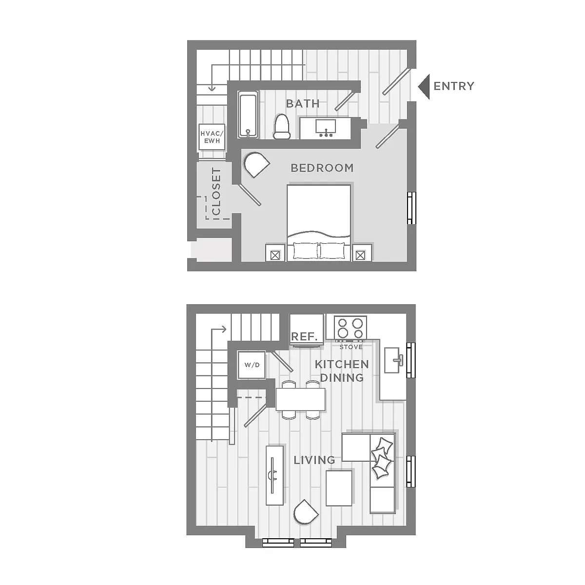 Floor plan Townhome 4