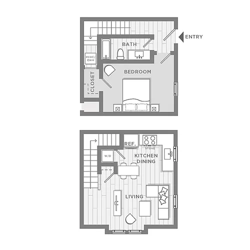 Floor plan Townhome 3