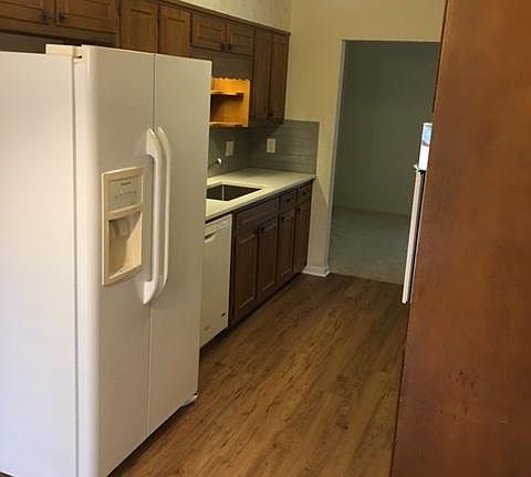 Kitchen Refrigerator and New Flooring