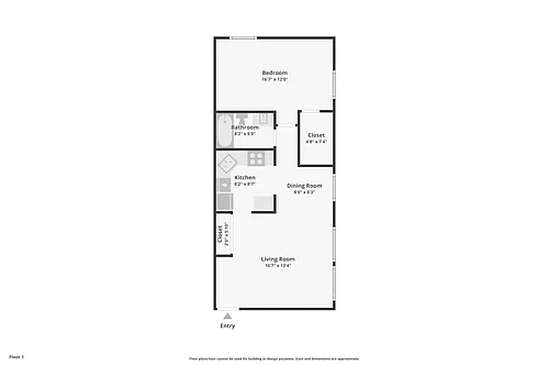 Floor plan 1 Bedroom