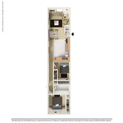 Floor plan 1 Bed
