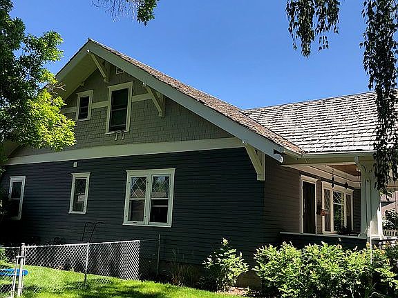 Southern side of home