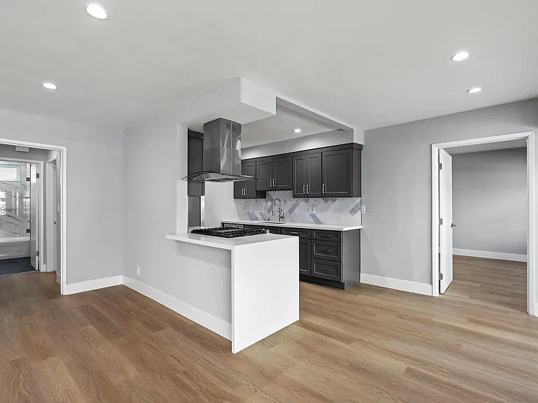 Open-Concept Kitchen with Countertop Bar