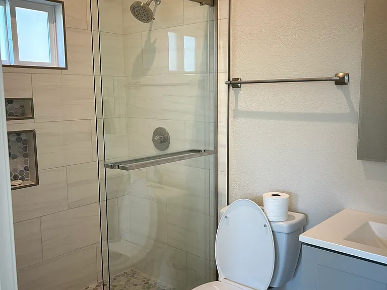 Bedroom 2 ensuite bathroom with shower (Bathroom 2)