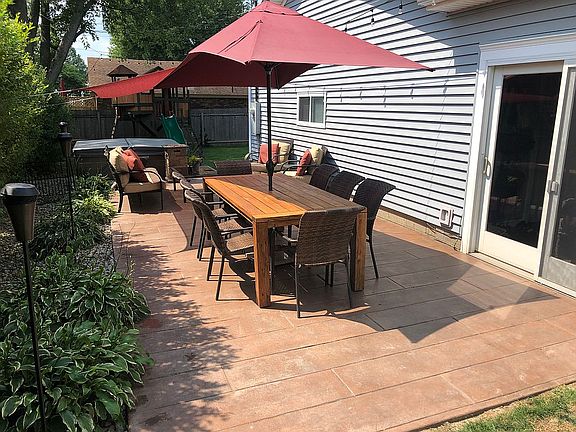 Backyard patio