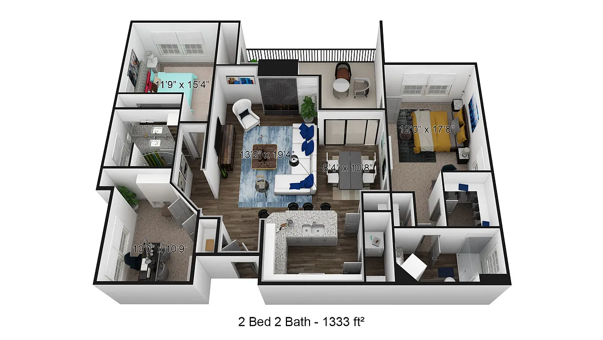 Floor plan B2